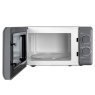 Daewoo 800w Manual Microwave Grey open