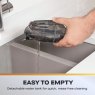 Daewoo Hurricane Clearvac Rechargeable Window Vac emptying