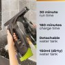 Daewoo Hurricane Clearvac Rechargeable Window Vac Spec sheet