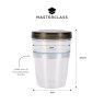 Masterclass Yoghurt Granola Pot dimensions