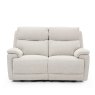 Milan 2 Seater Power Recliner In Linen front view
