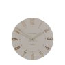 12" Mulberry Wall Clock Silver Cloud