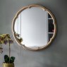 Gallery Florentine Round Mirror Champagne