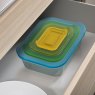 Joseph Joseph Nest Glass Storage Set Of 4 stored