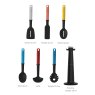 Joseph Joseph Elevate 6 Piece Utensil Carousel Multicolour contents list