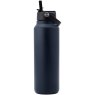 Smidge Flip Straw Bottle 1.2L Winter Sky profile with straw