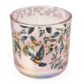 LED Candle Garden Blooms Lustre Plum Top