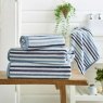 Deyongs Bliss Linear Stripe Towels Blue Lifestyle
