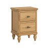 Gresham Slim Bedside Cabinet angled view