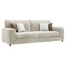 Carlo 3 Seater Sofa angled view