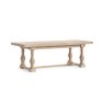 Aldiss Own Casterton White Wash Large Extending Trestle Dining Table