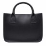 Ashwood Leather Shopper Bag Black Small Front