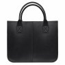 Ashwood Leather Shopper Bag Black Medium Back