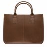 Ashwood Leather Shopper Bag Tan Medium Back