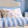 Cath Kidston Hackney Dogs Duvet Cover Set Blue pillowcase detail