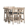 Aldiss Own Casterton White Wash Bar Table