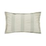 Bedeck Of Belfast Woven Waffle Stripe Duvet Set Green Pillowcase