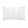 Bedeck Of Belfast Woven Waffle Stripe Duvet Set White Pillowcase