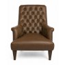 J vincent Jojo Chair in Satchel Biscotti Leather