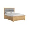 Aldiss Own Casterton Bed Frame with Grey Headboard and Drawers