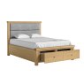 Aldiss Own Casterton Bed Frame with Grey Headboard and Drawers