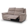 Newport 3 Seater Power Recliner Sofa angled recline
