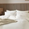 Helena Springfield Calico And Chalk Leaf Sprig Duvet Set Linen close up
