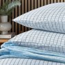 Helena Springfield Calico And Chalk Tranquil Check Duvet Set Blue stack shot