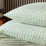 Helena Springfield Calico And Chalk Tranquil Check Duvet Set Green stack shot