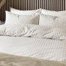 Helena Springfield Calico And Chalk Tranquil Check Duvet Set Linen close up