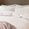 Helena Springfield Calico And Chalk Tranquil Check Duvet Set Pink Close up
