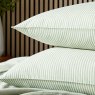 Helena Springfield Calico And Chalk Twill Stripe Duvet Set Green stack shot