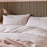 Helena Springfield Calico And Chalk Twill Stripe Duvet Set Pink Close up