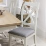 Aldiss Own Salthouse Upholstered Cross Back Dining Chair Pair