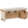 Aldiss Own Salthouse Upholstered Hall Bench