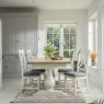 Aldiss Own Salthouse 1.6m Extending Refectory Dining Table with 4 Cross Back Chairs