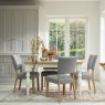 Aldiss Own Salthouse 1.3m Extending Spindle Leg Dining Table with 4 Upholstered Chairs