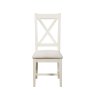 Aldiss Own Salthouse 1.3m Extending Spindle Leg Dining Table with 4 Cross Back Chairs & 2 Upholstered Chairs