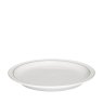 Denby Cotton White Dinner Plate Side