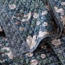 William Morris Midnight Strawberry Thief Bedspread Lifestyle