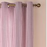 Laura Ashley Cornish Stripe Heritage Red Curtains Header