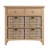 Aldiss Own Stiffkey Editions 2 Drawer 4 Basket Unit