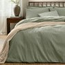 Yard Yard Hebden Relaxed Seersucker Duvet Cover Set Bay Green