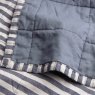 Yard Yard Hebden Stripe Bedspread Navy/Denim