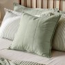 Yard Yard Hebden Washed Cotton Cushion Bay Green