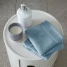 Catherine Lansfield Zero Twist Towels Blue Detail