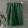 Catherine Lansfield Zero Twist Towels Dark Green Individual