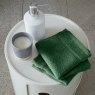 Catherine Lansfield Zero Twist Towels Dark Green Detail