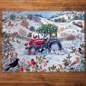 Gibsons Festive Farm 1000pc Puzzle Completed