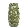 Kaemingk Green Glazed Vase Medium